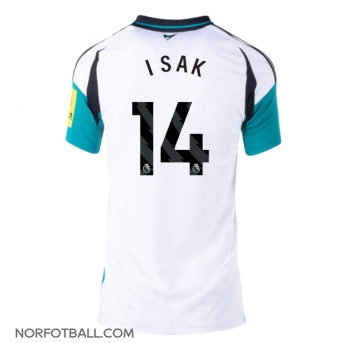 Billige Fotballdrakt Newcastle United Alexander Isak #14 Replika Bortedrakt Dame 2024-25 Kortermet